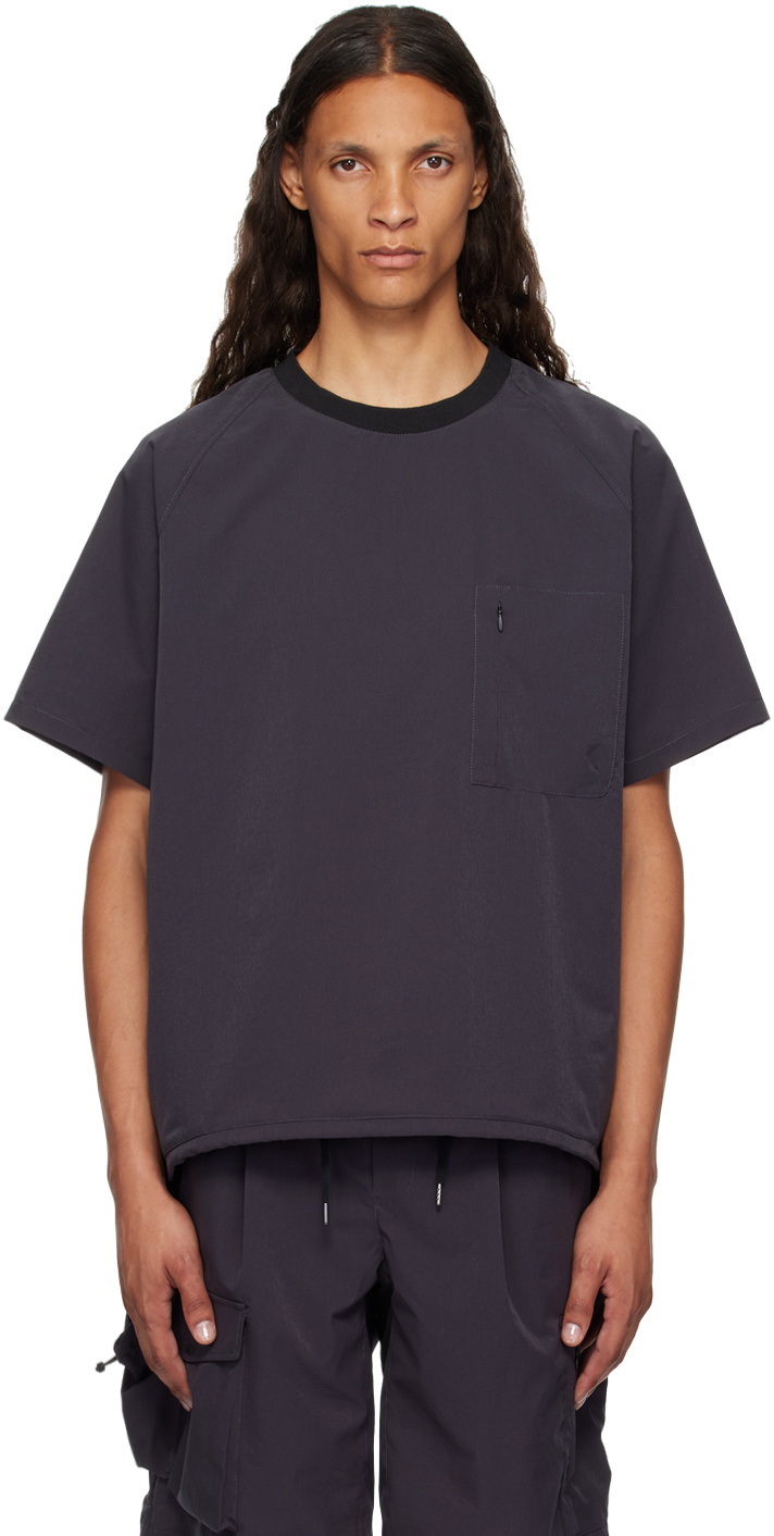 NANGA　DOT AIR® COMFY TEE NANGA Black Dot Air Comfy T-Shirt Nanga