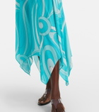 Pucci Iride halterneck jersey midi dress