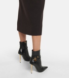Tom Ford - Padlock leather ankle boots