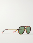 ORLEBAR BROWN - Aviator-Style Tortoiseshell Acetate Sunglasses