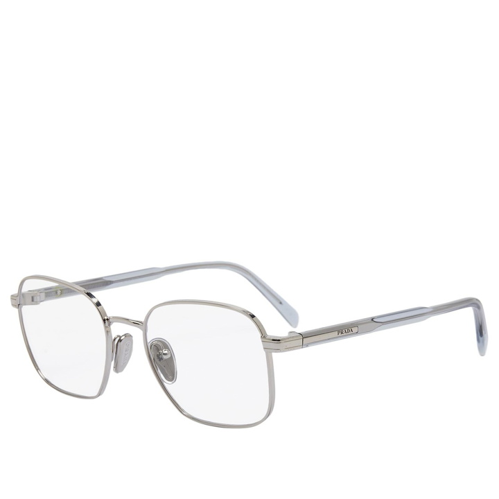 Photo: Prada Eyewear Men's A55V Optical Glasses in Silver 