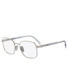 Prada Eyewear Men's A55V Optical Glasses in Silver 