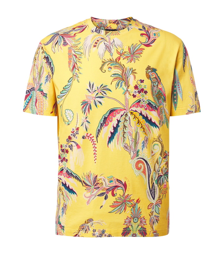 Photo: Etro Printed cotton jersey T-shirt