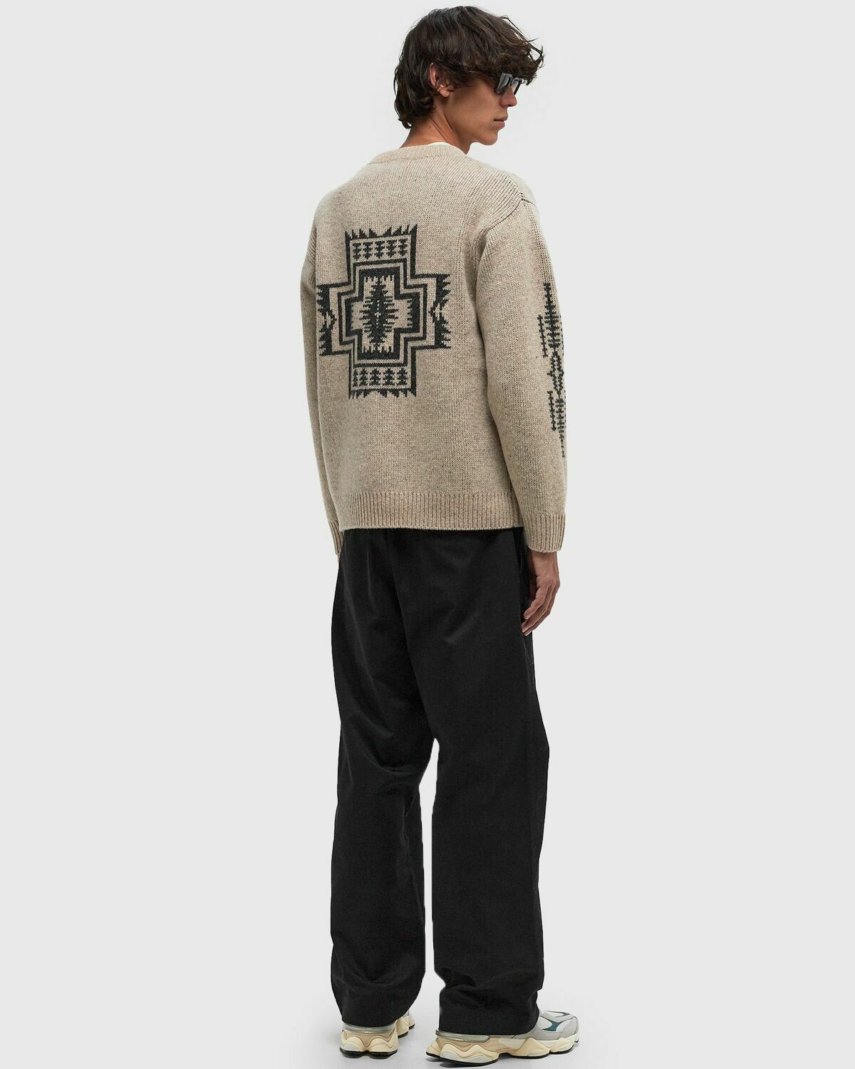 Pendleton CREWNECK SWEATSHIRT White Mens Pullover