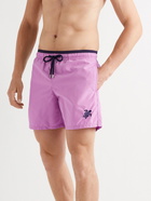 VILEBREQUIN - Moka Embroidered Mid-Length Swim Shorts - Pink