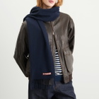 Acne Studios Canada Skinny New Scarf in Navy Blue 