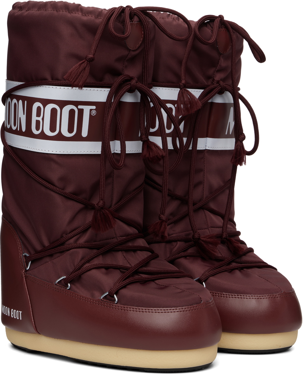 Moon Boot Burgundy Icon Nylon Boots