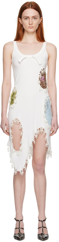 Photo: J.KIM White Lace Trim Minidress