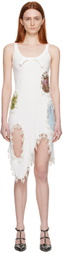 J.KIM White Lace Trim Minidress
