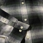 Portuguese Flannel Men's Otriz Button Down Ombre Check Shirt in Green/Navy/White