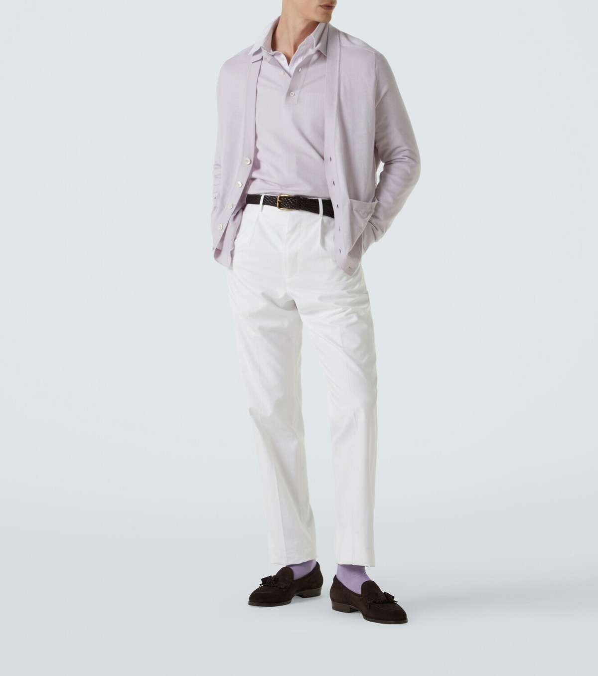Dunhill Cashmere polo sweater