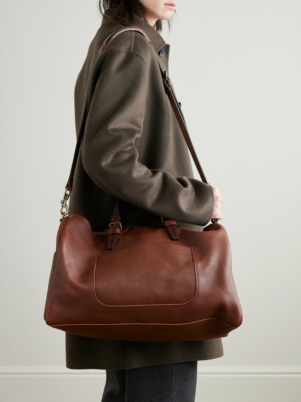 Bleu de Chauffe - Leather Holdall - Brown