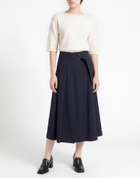 Peserico Womens Midi skirt in Midnight blue