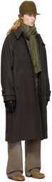 COOR Gray Cashmere-Blend Balmacaan Coat