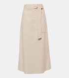 Toteme Cotton midi skirt