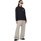 Fear of God ESSENTIALS Black Classic Long Sleeve T-shirt