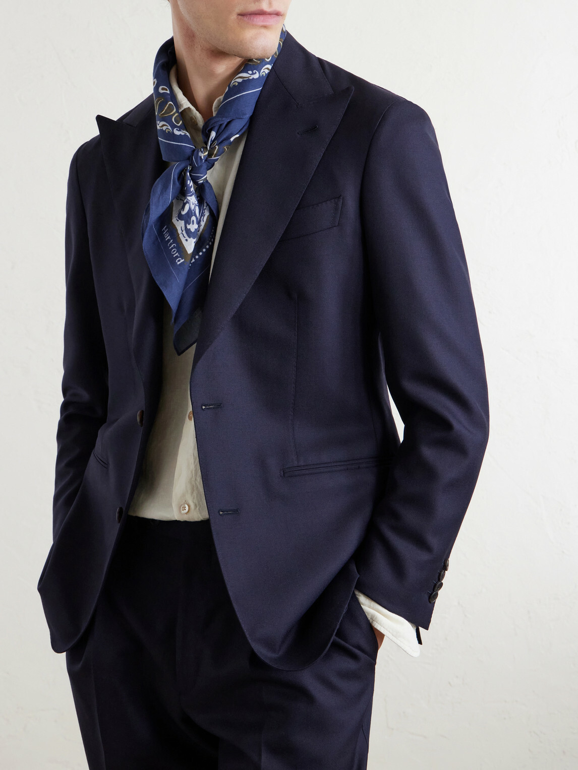 Hartford - Bandana-Print Cotton-Voile Scarf