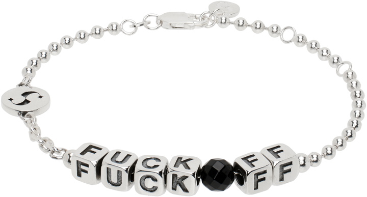 Photo: Stolen Girlfriends Club Silver No Apologies Bracelet