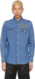 Alexander McQueen Blue Organic Cotton Shirt
