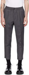 AMI Paris Gray Elasticized Trousers