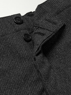 OrSlow - Straight-Leg Houndstooth Tweed Trousers - Gray