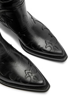 Gabriela Hearst Capitana 60 Leather Knee-high Boots Black