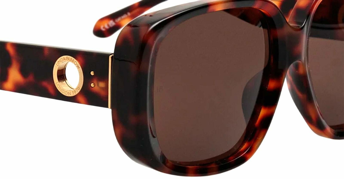 Linda Farrow Astrid - T-shell Sunglasses