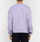 CMMN SWDN - Tron Fleece-Back Cotton-Jersey Sweatshirt - Men - Lilac