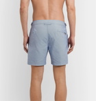 Orlebar Brown - Bulldog X Pensacola Mid-Length Jacquard Swim Shorts - Blue