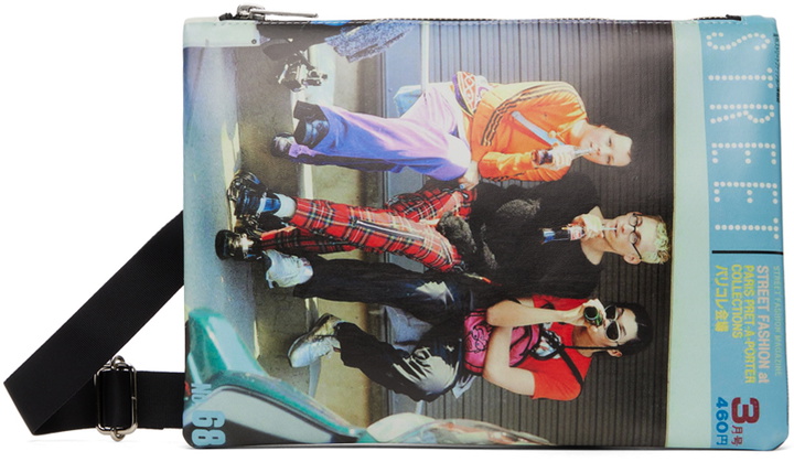 Photo: Maison MIHARA YASUHIRO Multicolor 'STREET' Magazine Bag