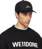 We11done Black 'Se11done' Cap