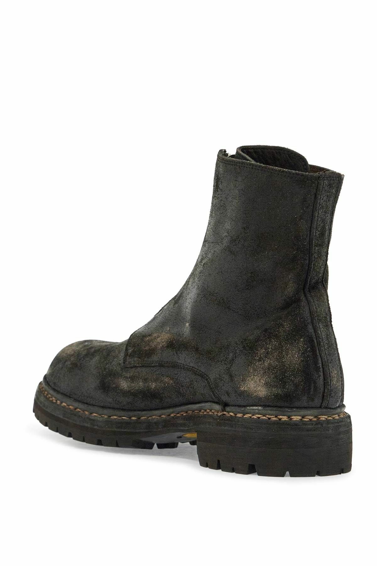 GUIDI black horse leather boots gr05frv with side zip Black Guidi