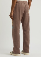 Honor The Gift Studio Printed Cotton Sweatpants Brown