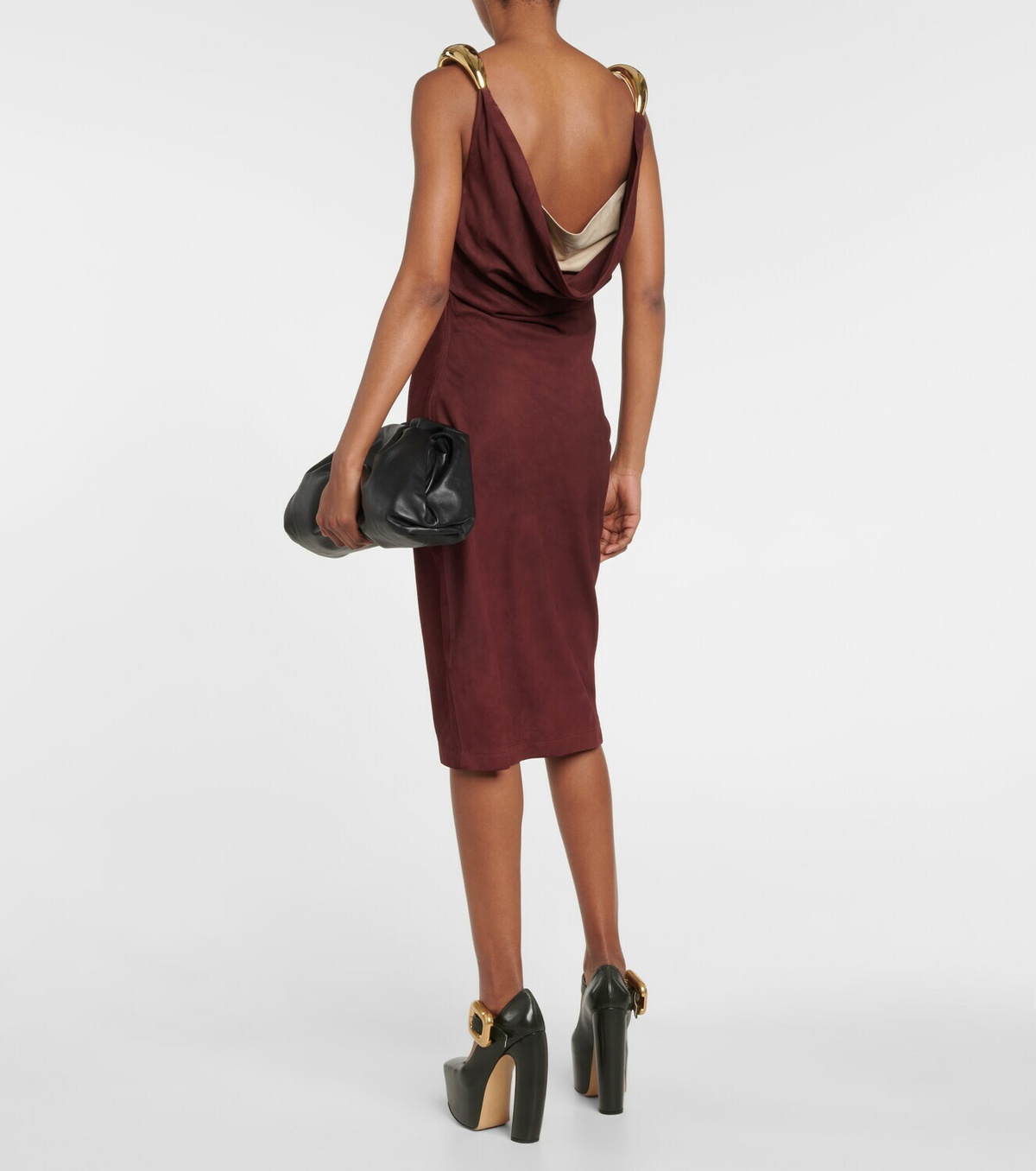 bottega veneta dress brown Fall 2009 Bottega Veneta by Tomas Maier Ad Campaign & Runway Muted Cop –  Shrimpton Couture