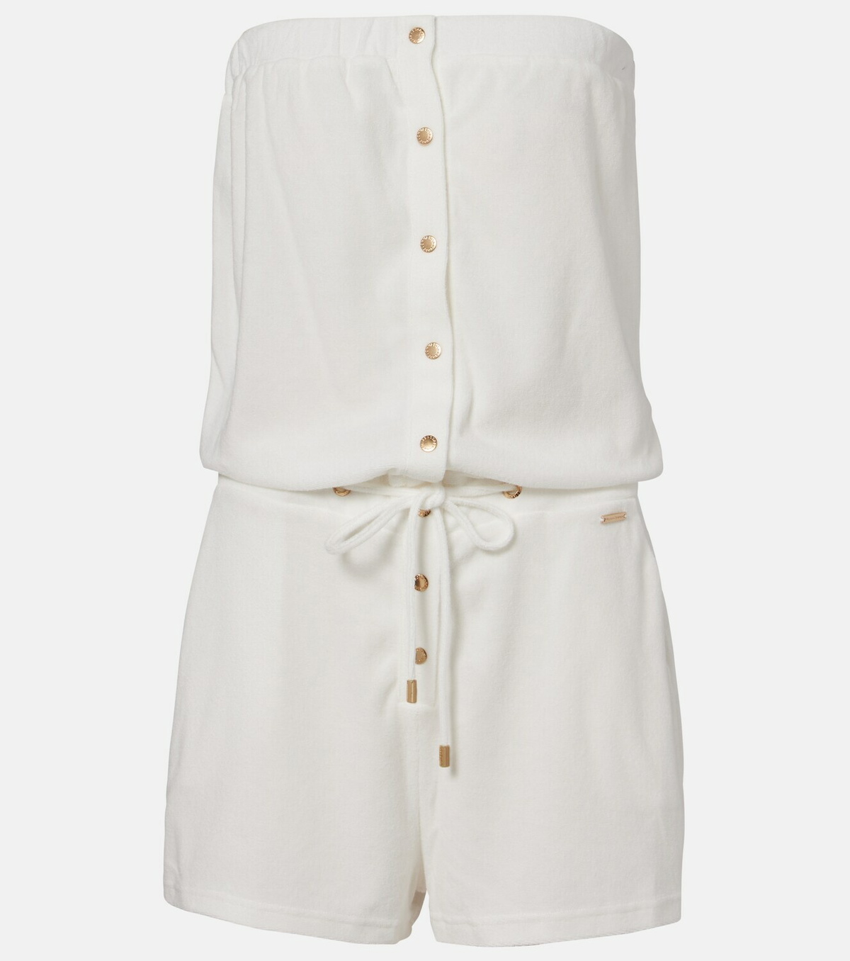 Melissa Odabash Venus cotton-blend romper