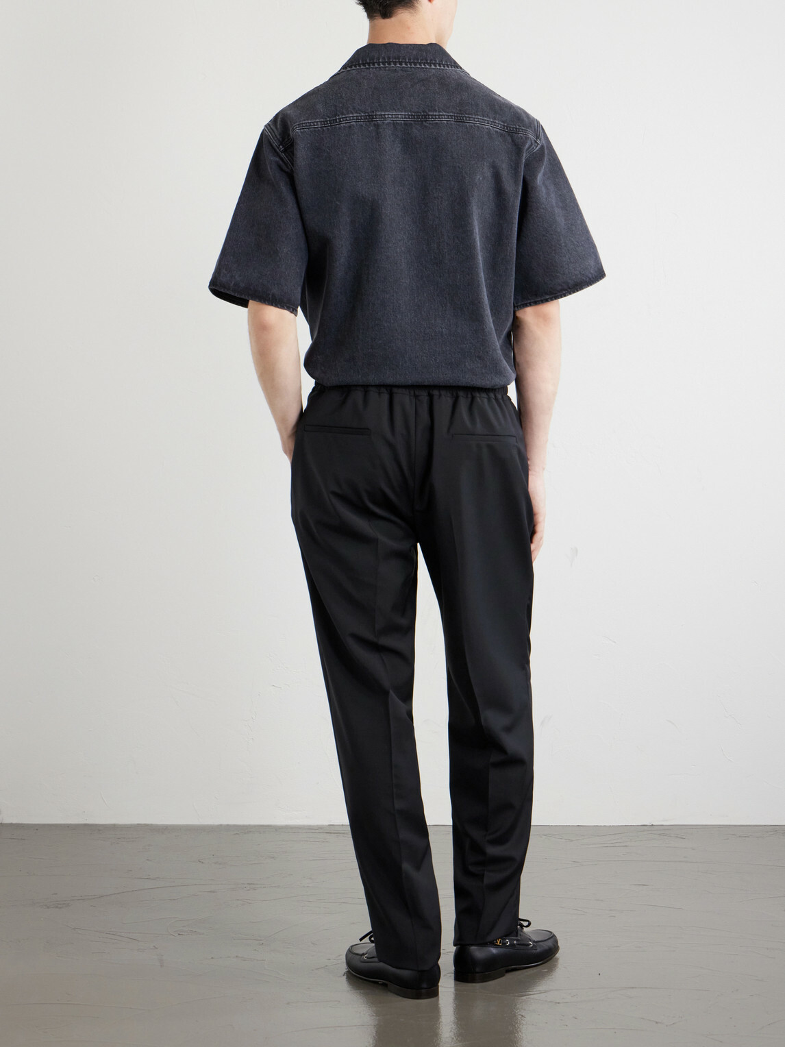 Valentino Garavani - Straight-Leg Wool and Cashmere-Blend Trousers - Black