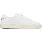 Hugo White Logo Nappa Leather Sneakers