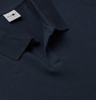 NN07 - Paul Cotton and Modal-Blend Piqué Polo Shirt - Blue
