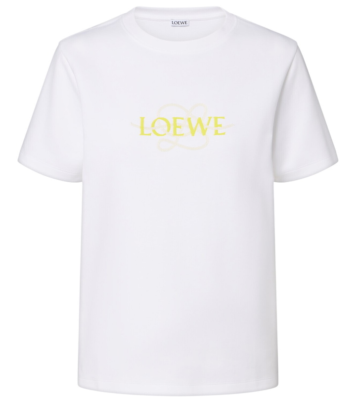 Photo: Loewe Logo cotton-blend jersey T-shirt