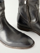 Officine Creative - Leather Biker Boots - Black