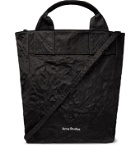 Acne Studios - Crinkled Cotton and Nylon-Blend Tote Bag - Black