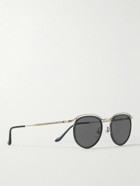 Matsuda - Round-Frame Gold-Tone Metal and Acetate Sunglasses