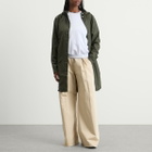 Rains Long Jacket in Green