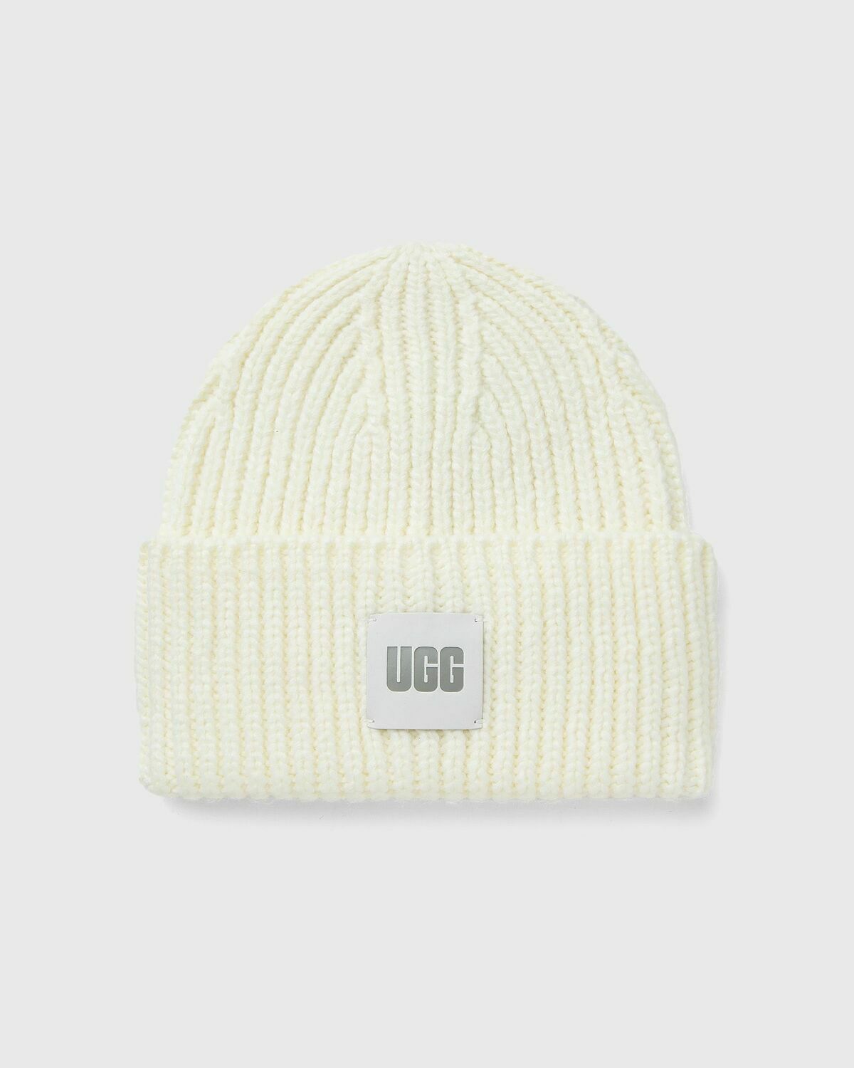 Ugg  Chunky Rib Beanie White Beanies