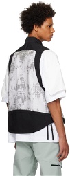 Stone Island Shadow Project Black Semi-Sheer Vest