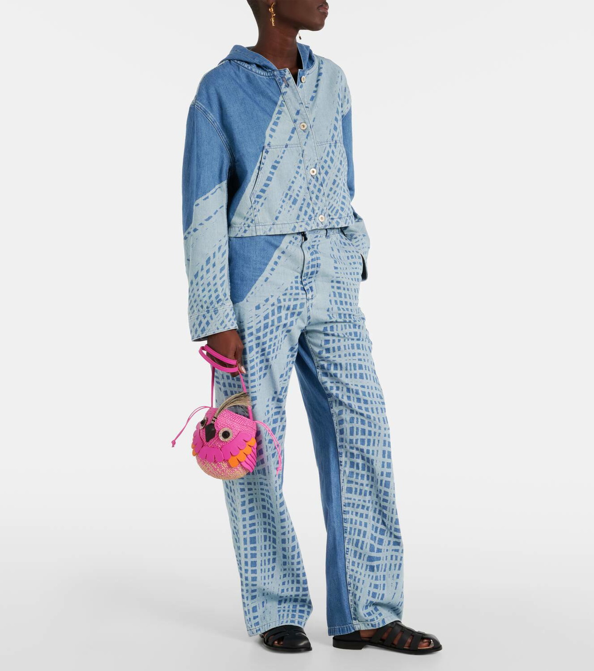 ぽ*太様 【美品】LOEWE paula's ibiza シャツ ロング丈 パッ ぽ*太様 【美品】LOEWE paula's ibiza シャツ ロング丈 パッ