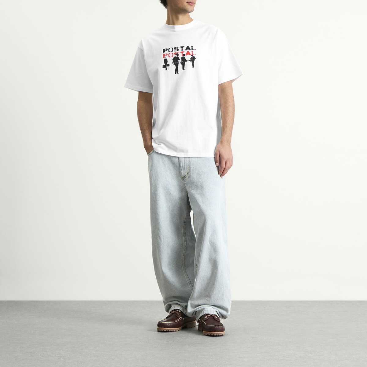 POSTAL Men's Candy T-Shirt in White