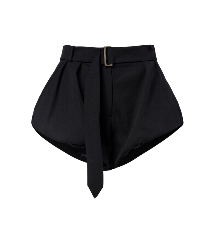 Photo: Magda Butrym Belted wool shorts