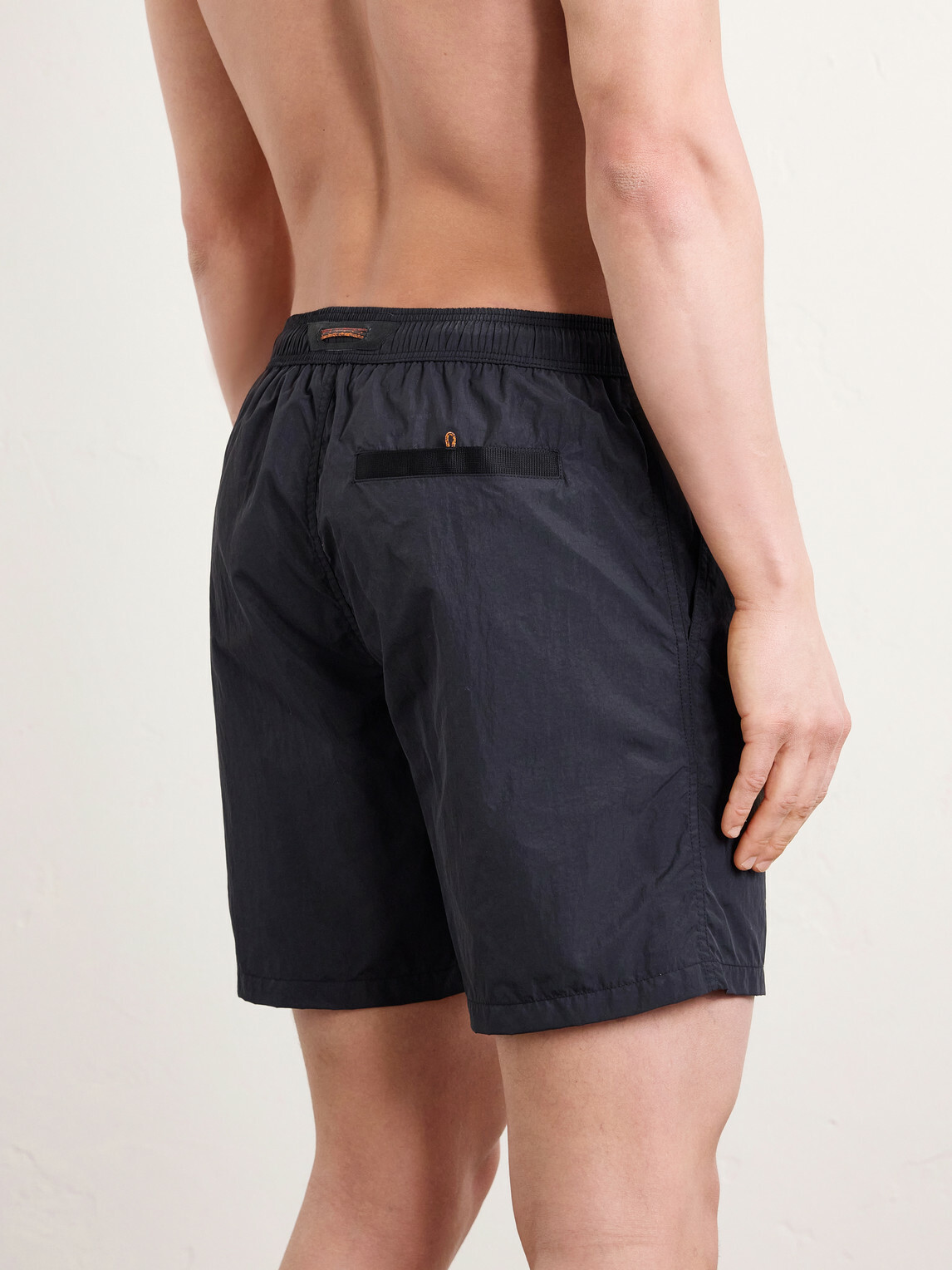 SEASE - Straight-Leg Swim Shorts - Black
