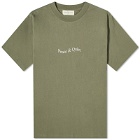 Museum of Peace and Quiet Men's Wordmark T-Shirt in Olive